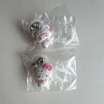 산리오 포근포근 스노우 마커 액세서리 키티 마이멜로디 2개 세트