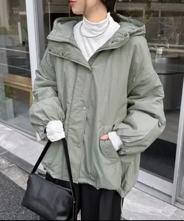 다운 코트 다운 자켓 오버 사이즈 충전솜 다운 코트 여성용