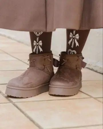 시마미사 어그 부츠 브라운 L