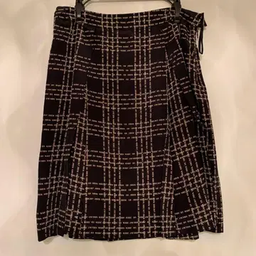 MARC BY MARC JACOBS 체크 무늬 플리츠 스커트