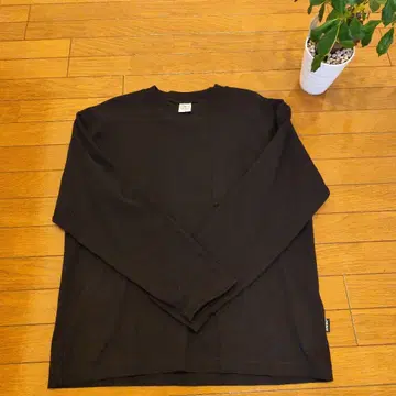 아비렉스 블랙 긴팔 티셔츠 L 사이즈 루즈핏