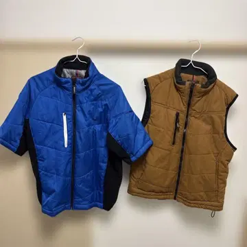 BURTLE 파랑 자켓 & 브라운 베스트 M 사이즈