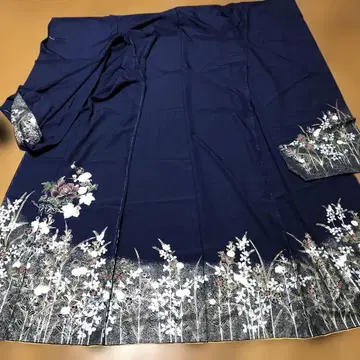 후리소데 맞춤 제작 전 가봉 순수 실크 펄톤 가공 완료