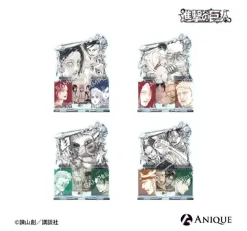 진격의 거인 디오라마 아크릴 스탠드 4종 컴플리트 엘렌 리바이