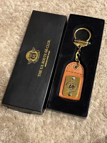 US Route 66 Club 가죽 키링