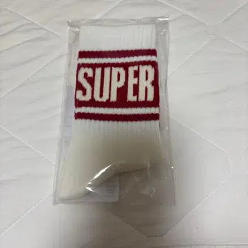 SUPER EIGHT 무도관 굿즈 초팔 삭스 화이트