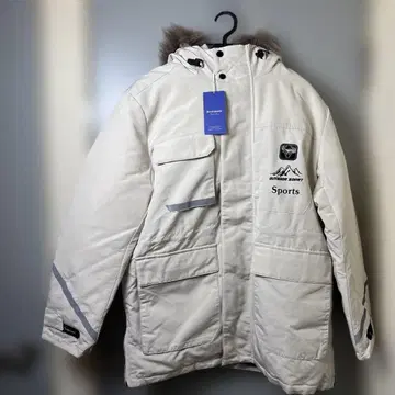 CHGAIGO BLUES 후드 부착 다운 자켓