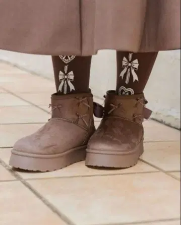 시마미사 어그 부츠 브라운 LL