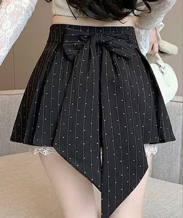 ZOZOTOWN 백리본 플리츠 미니 스커트