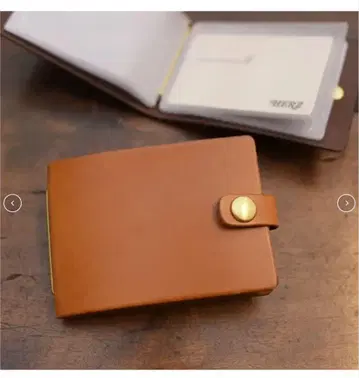 [ 새상품 ] HERZ 북형 카드 케이스(KC-61) 카멜 헤르츠