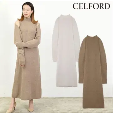 새상품급 셀포드 CELFORD 셋업 니트 원피스 롱