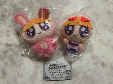 파워퍼프걸 눈 반짝 봉제 인형 블로섬 가챠