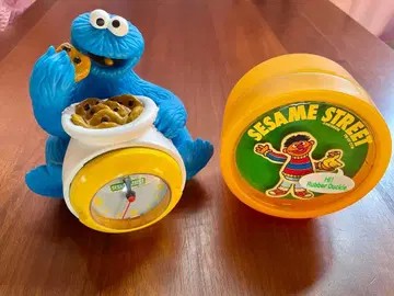 세서미 스트릿 쿠키 몬스터 어니 알람 시계 저금통