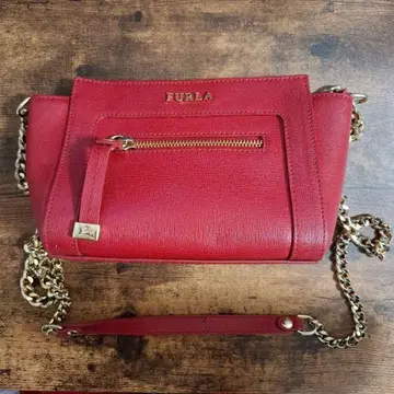 FURLA 레드 숄더백