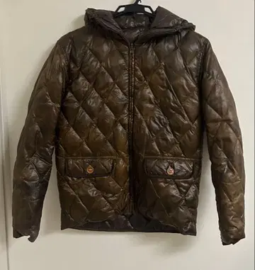 폴스미스 퀼팅 다운 자켓 브라운