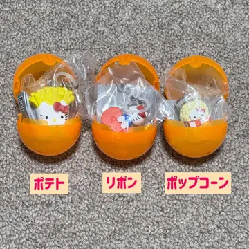 헬로키티 아메리칸 디자인 메지루시 액세서리 감자 리본 팝콘