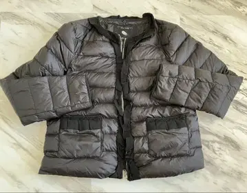 ZARA 숏 다운 자켓 블랙 M 사이즈 페더 10 x 덕 90