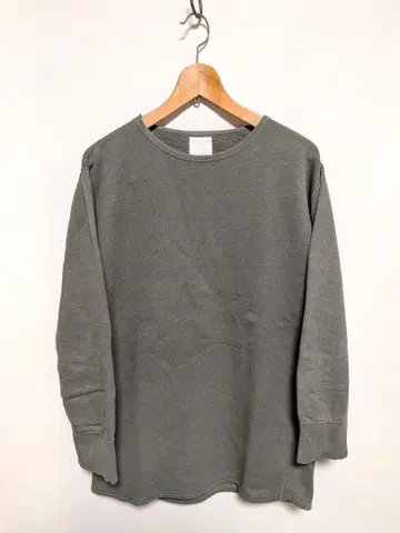 새상품급 80's 프랑스군 속기모 맨투맨 롱 T셔츠 밀리터리 유로