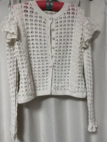 귀여운 ZARA 가디건 니트 크로쉐