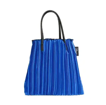 Dionis 플리츠 토트백 파랑