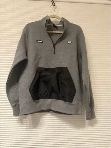 뉴에라 그레이 집업 맨투맨