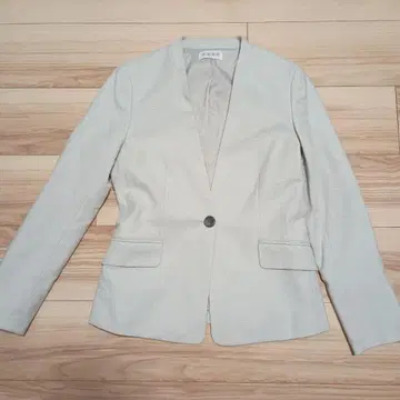 PLST 노카라 자켓