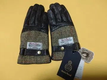 시마무라 해리스 트위드 HK WORKS LONDON 양가죽 장갑