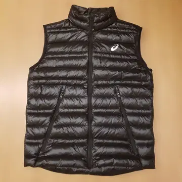 ASICS 블랙 다운 베스트 이너 베스트