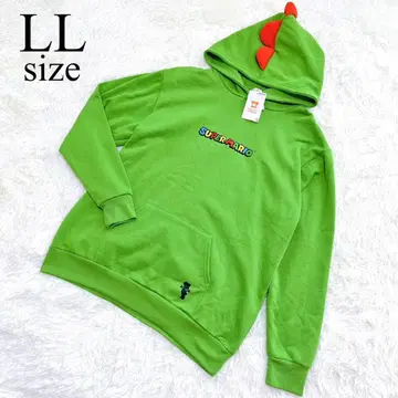 요시 변신 후드티 LL 남성용 새상품 속기모 여성용 그린