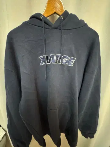XLARGE 네이비 후드티 XL