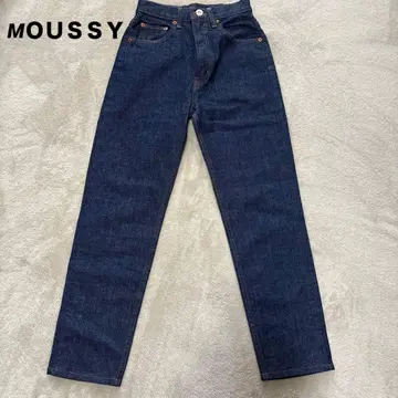 미사용급 moussy 마우지 PLAIN 청바지 사이즈 24 스트레이트