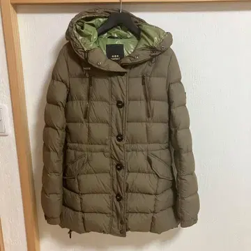 TATRAS 후드 부착 올리브 다운 자켓