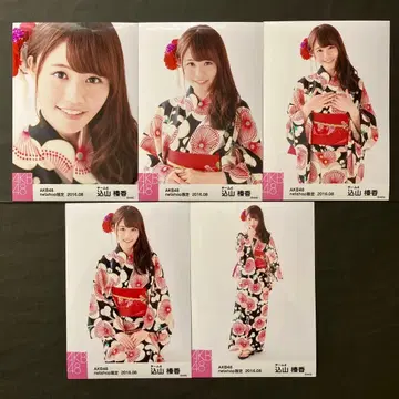 코미야마 하루카 AKB48 브로마이드 5장 컴프 7