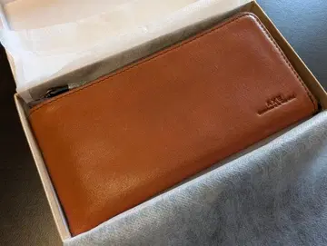 AXE 악스 천연 가죽 L자형 라운드 지퍼 장지갑