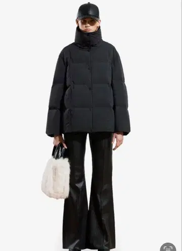 STAND STUDIO sally 다운 자켓 코트32 블랙