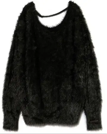 melt the lady cut out back open knit