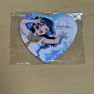 9주년 전시회 러브 라이브 선샤인 aqours 츠시마 요시코 하트 캔뱃지