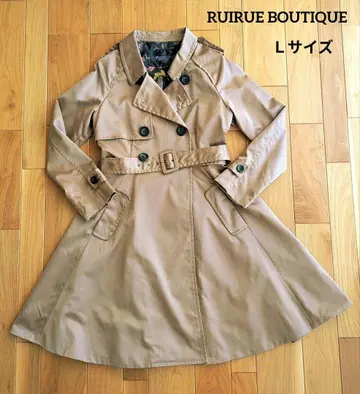 [ 새상품급 ] RUIRUE BOUTIQUE 트렌치코트 L 사이즈 모카