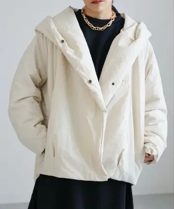 sakishimatokyo 빅 후드 블루종 다운