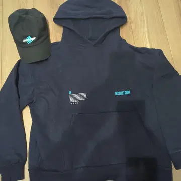 나오키맨 MUZE 네이비 후드티 CAP THE SECRET SHOW