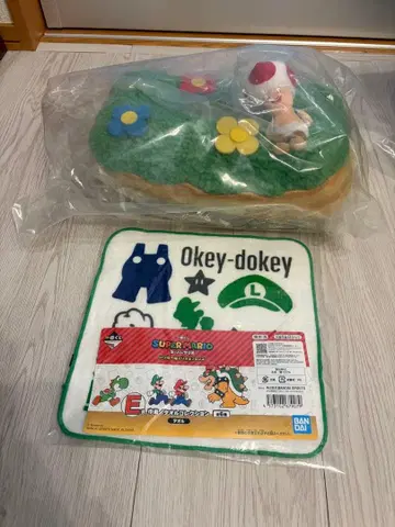 제일복권 슈퍼 마리오 B상 키노피오 티슈 케이스 덤 포함