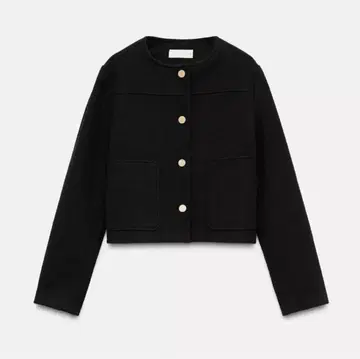 ZARA 숏 라운드넥 자켓