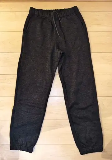 유니클로 히트텍 보아 스웨트 팬츠 (긴 길이) S 다크 그레이