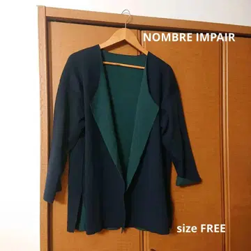 비교적 깨끗한 놈브르 임페어 니트 가디건 프리 사이즈 네이비