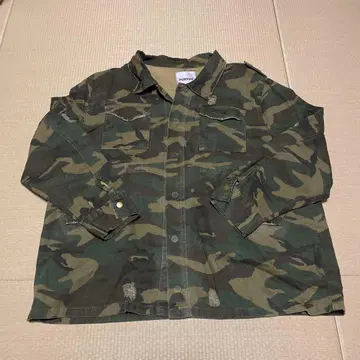 punyus 카모플라쥬 밀리터리 자켓