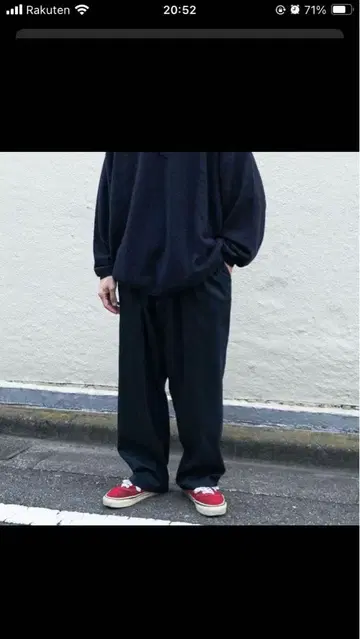 팬츠 DAD EASY PANTS 남성용 사이즈 1 네이비