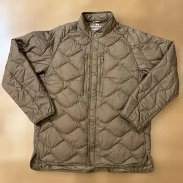 새상품 유니클로 White Mountaineering 다운 브라운 L