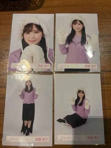 엔도 리코 겨울 의류 브로마이드 컴프 사쿠라자카46