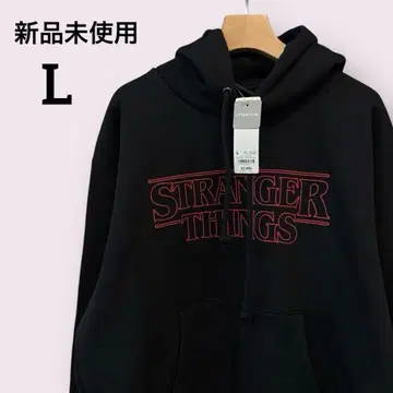 미사용 기묘한 이야기 후드티 GU 콜라보