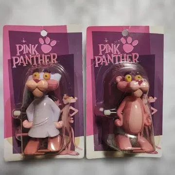 초레어 희귀 핑크팬서 태엽 완구 2종 세트